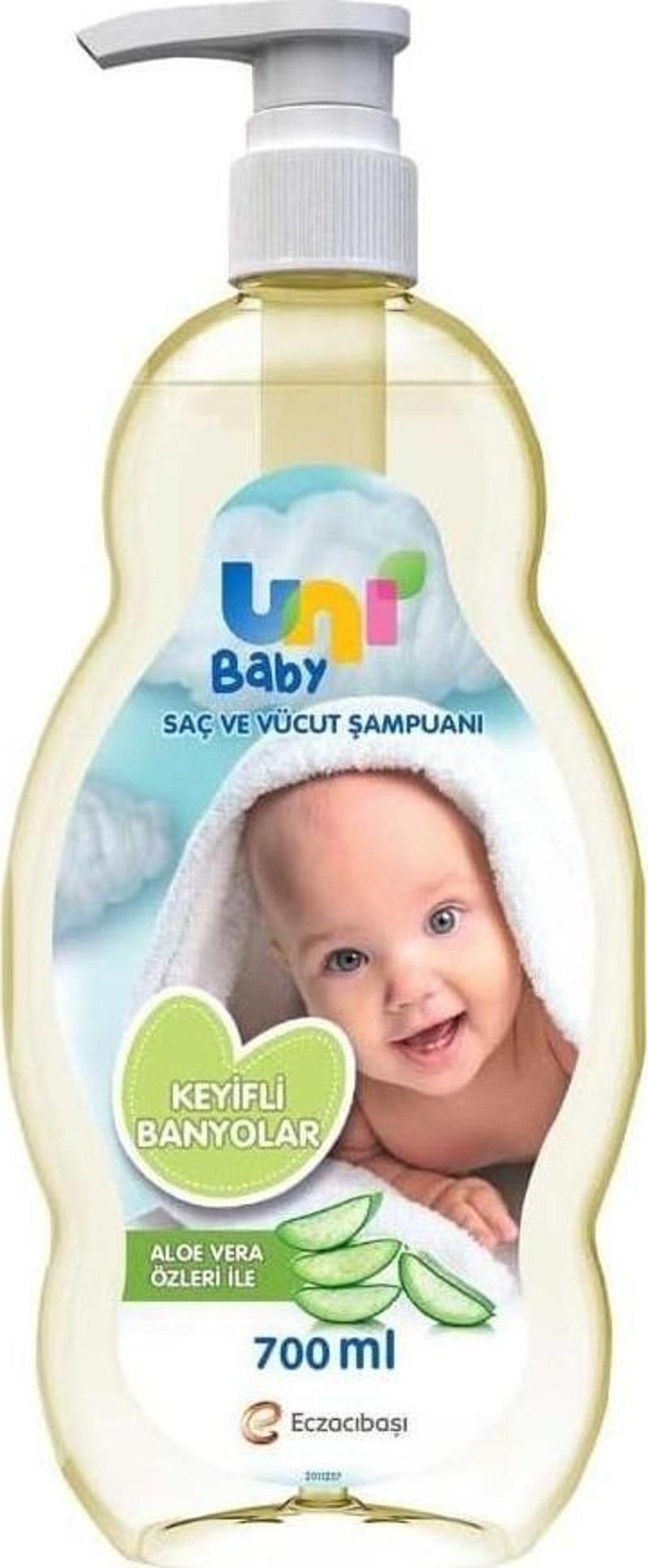 Saç Ve Vücut Şampuanı Aloe Vera Özlü 700 Ml Yeni