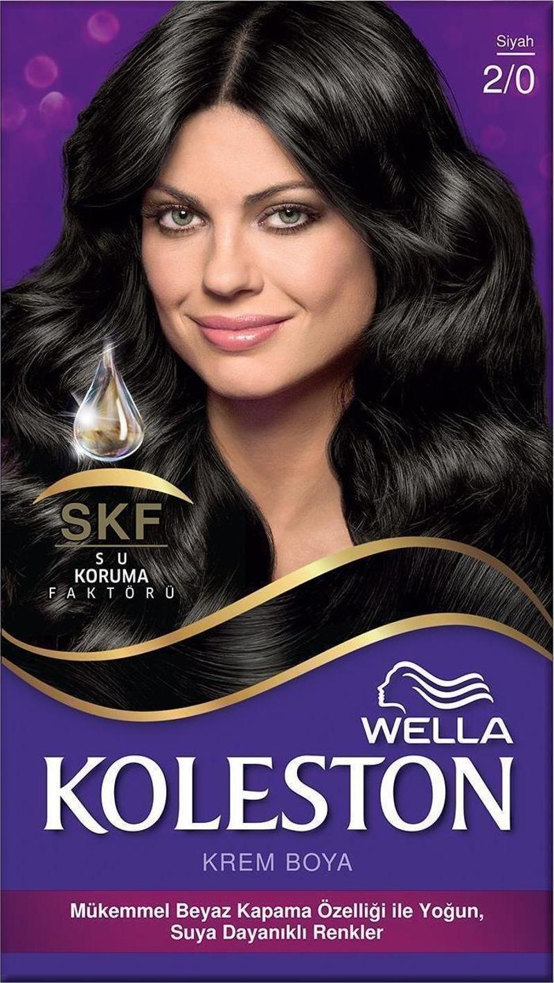 Koleston Kit Saç Boyası 2/0 Siyah