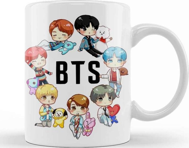 Bts Dna X Bt21 Kupa Bardak Porselen