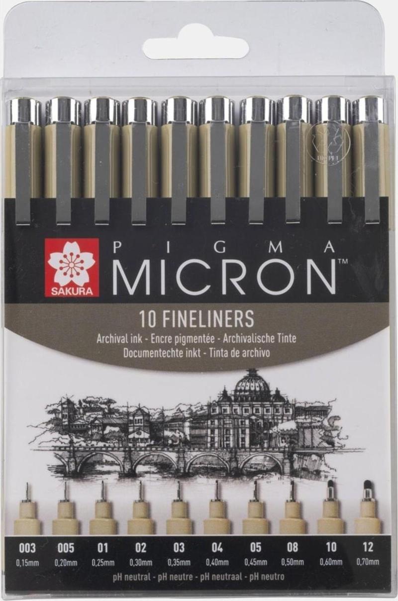 PIGMA MICRON SİYAH SET 10'LU