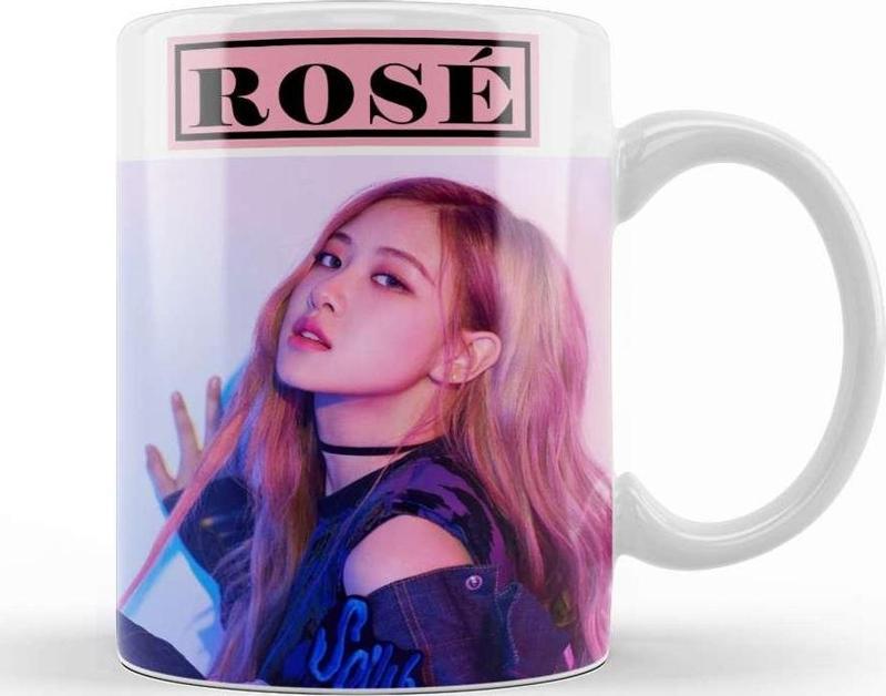 Blackpink Rose Kupa Bardak Porselen