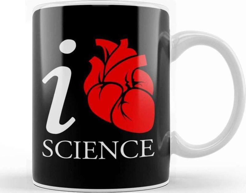 I Love Science Kupa Bardak Porselen