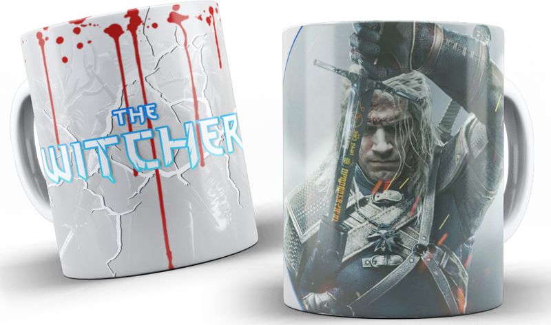 The Witcher Serisi Baskılı Kupa Bardak Model 4