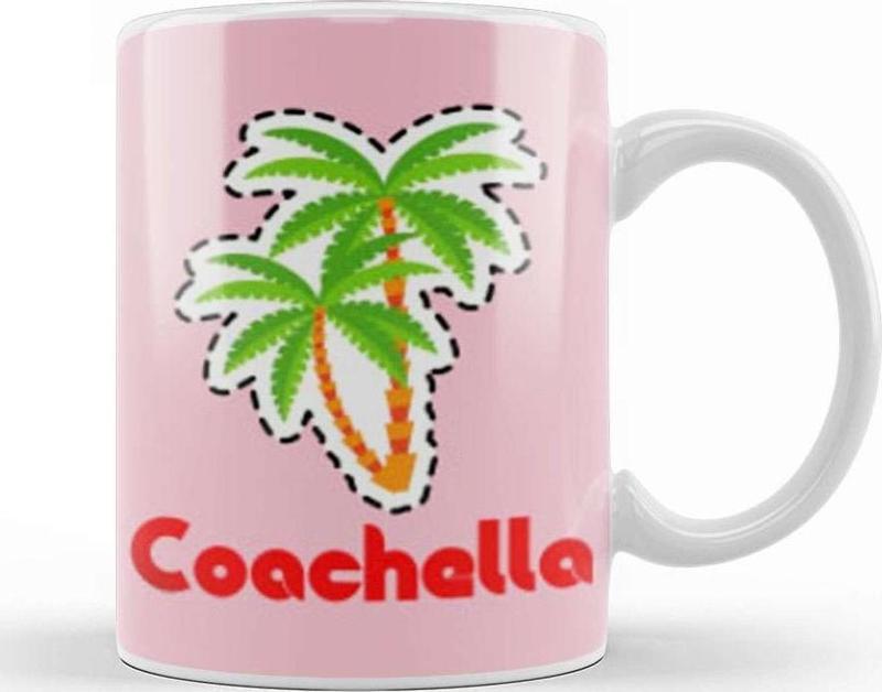 Coachella 2022 Kupa Bardak Porselen