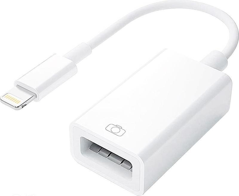 IPAD IPHONE LIGHTNING OTG ADAPTÖR (FLASH BELLEK MOUSE KLAVYE BAĞLAMAK İÇİN)