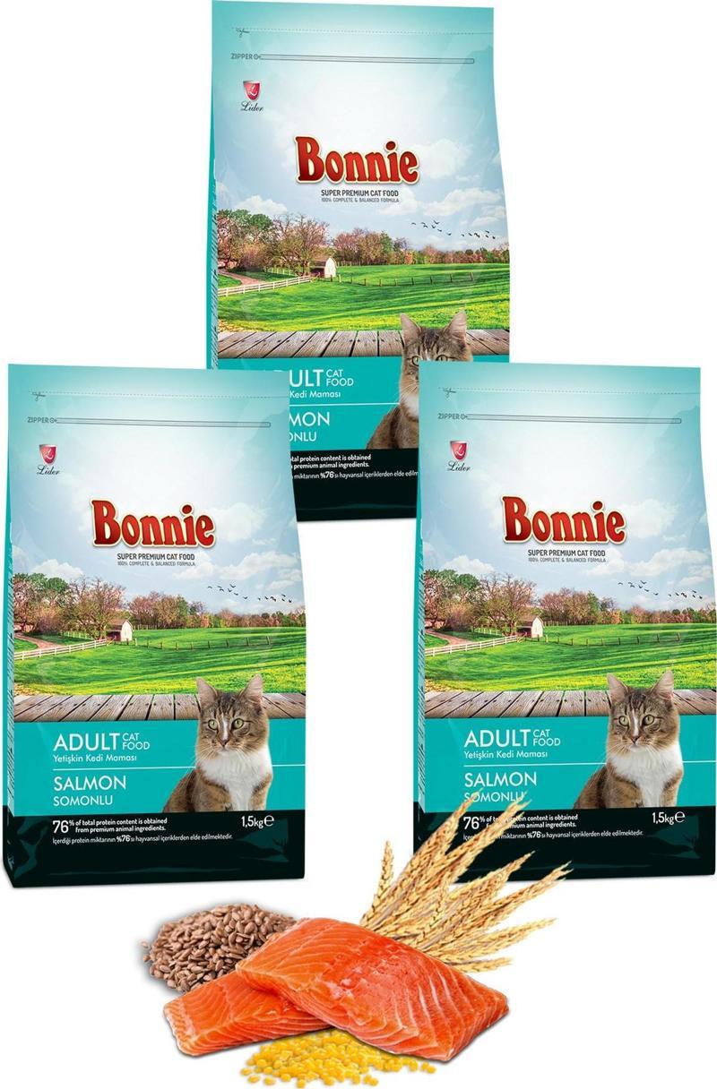 Somonlu Kedi Maması 1,5 Kg X 3