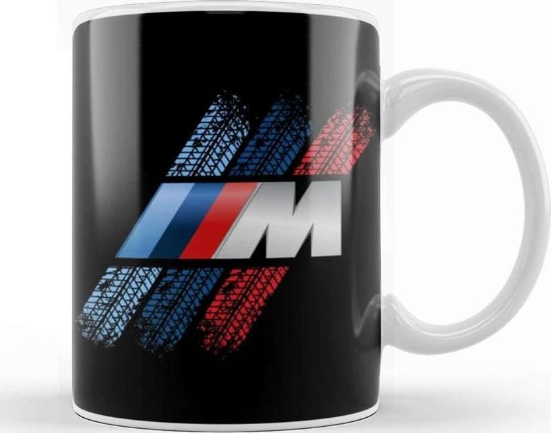 Bmw M Logo Artwork Kupa Bardak Porselen