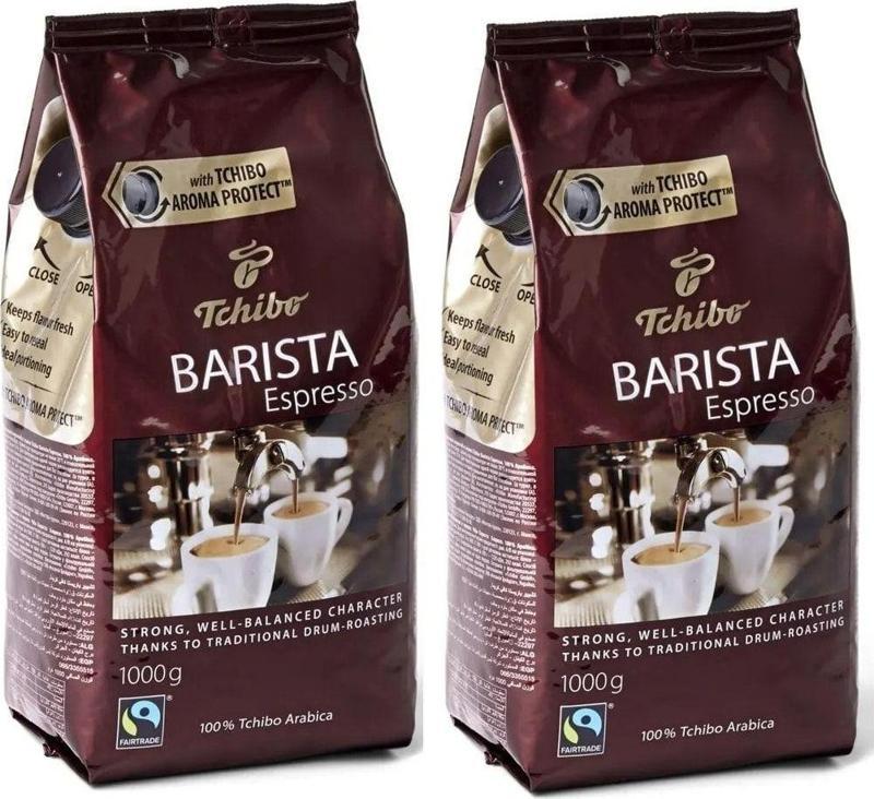 Barista Espresso Çekirdek Kahve 2 Adet 1kg