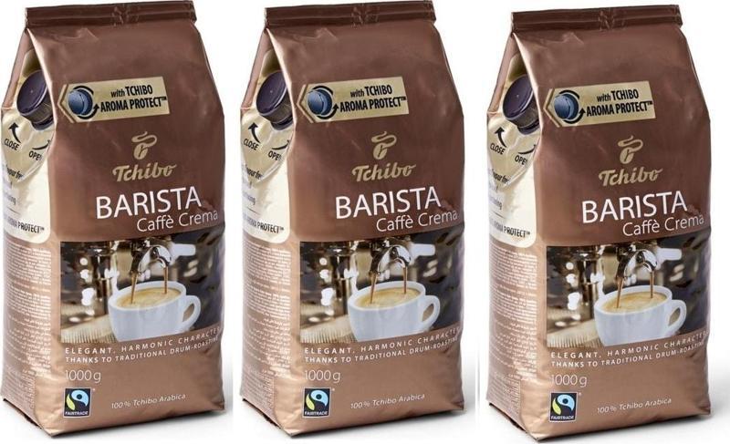 Fırsat Paketi Barista Caffe Crema Çekirdek Kahve 3 Adet 1kg