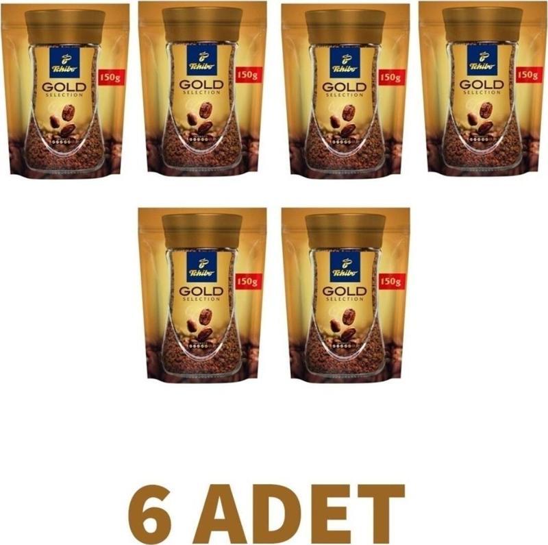 Gold Selection Çözünebilir Kahve Ekonomik Paket 150 Gr 6'lı Set-(900 Gr)