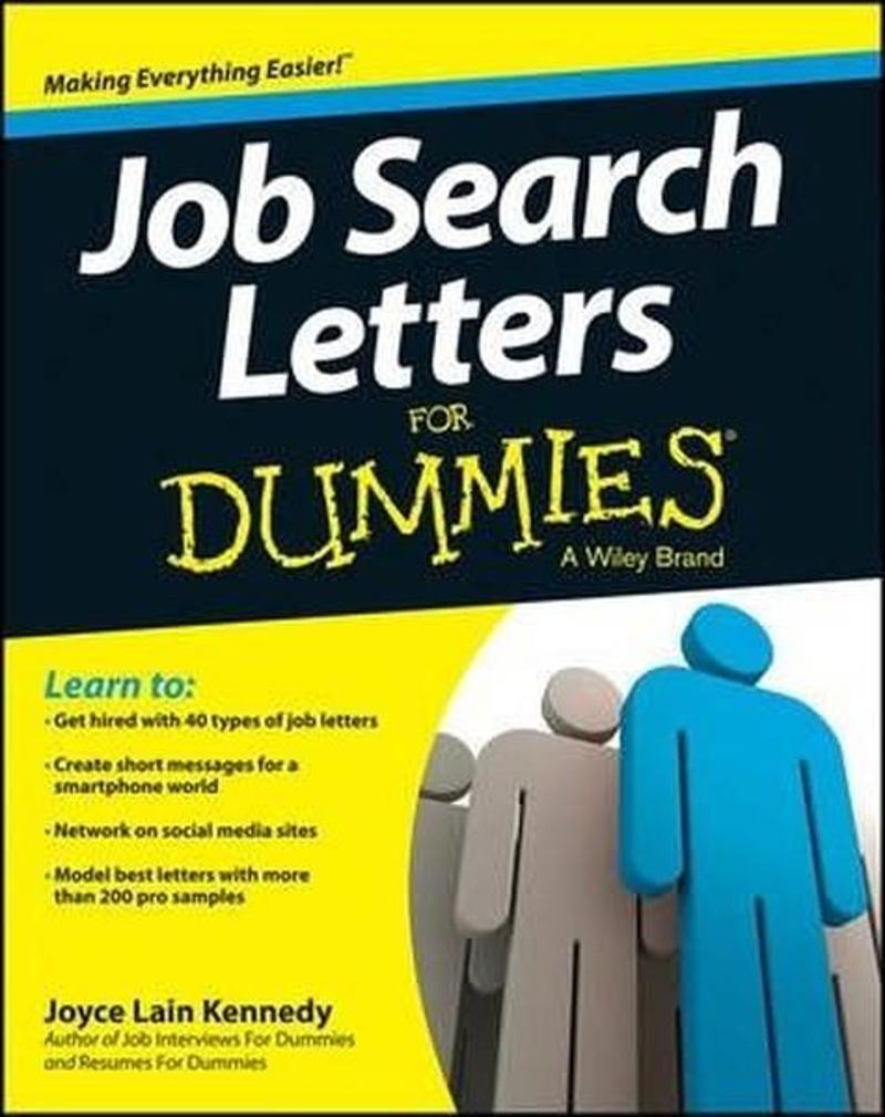 John Wiley and Sons Job Search Letters For Dummies - Joyce Lain Kennedy