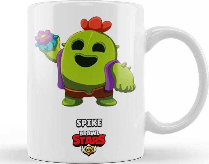 Brawl Stars Spike Kupa Bardak Porselen