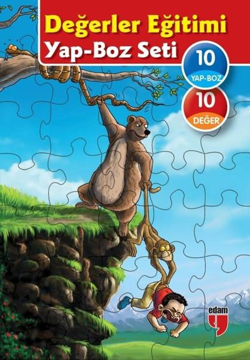 Edam Yayinevi Yap-Boz Seti-10 Adet Değerler Eğitimi - Yahya Alakay