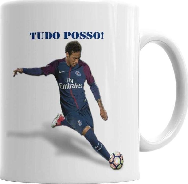 Neymar Jr Tudo Posso Kupa Bardak Porselen