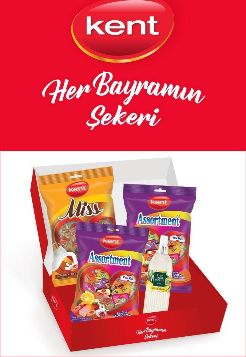 Assortment & Missbonbon Sütlü Bayram Şekeri 3'lü - Eyüp Sabri Tuncer Limon Kolonyası Hediyeli Paket 1