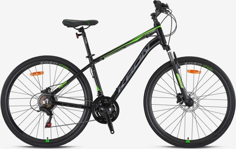 TX 75 Trekking MD 28" Jant 19' Kadro 21 Vites Şehir Bisikleti Mat Siyah Füme Yeşil Gri