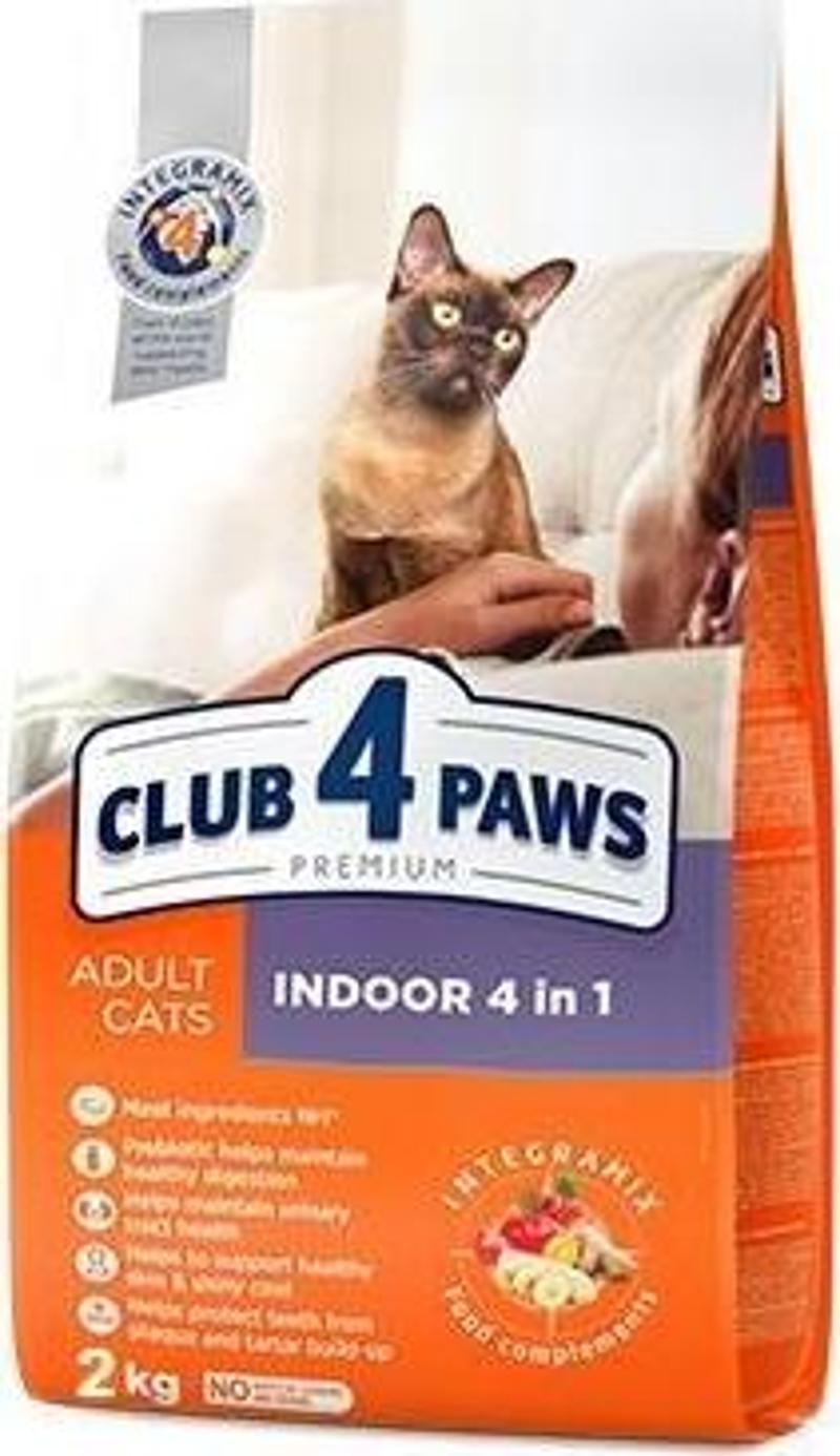 Premium Indoor 4 In 1 Kedi Maması 2 Kg