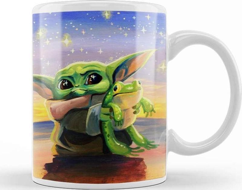 Baby Yoda Star Wars Kupa Bardak Porselen