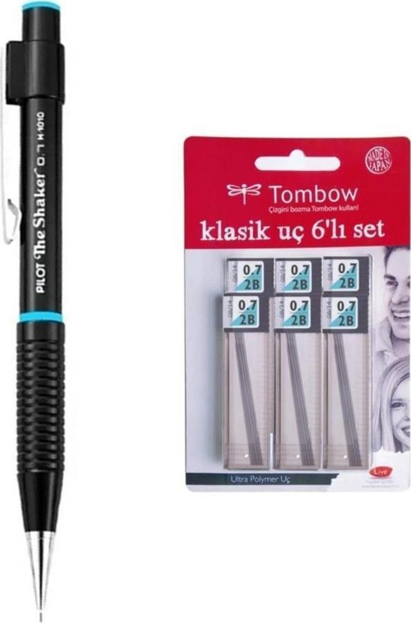 Versatil Kalem Shaker 0.7 Uç + Tombow 0.7 mm 2b Uç 6 Adet