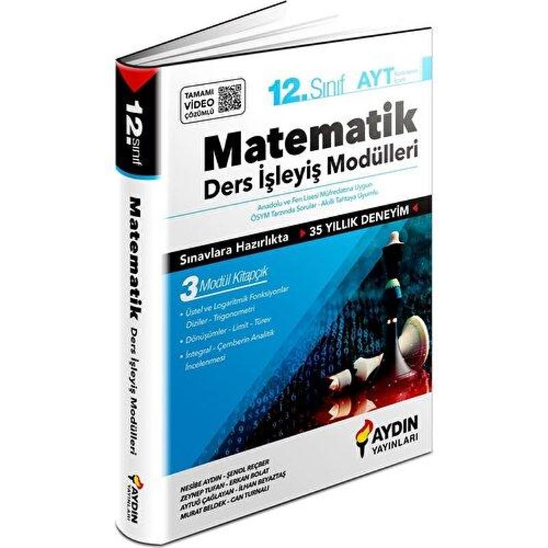 Aydın Yayınları 12. Sınıf Aydın Matematik Ders Işleyiş Modülleri