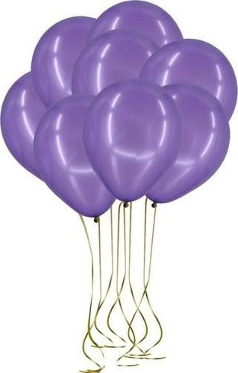 100'lü Lateks Pastel Balon Mor 12inç