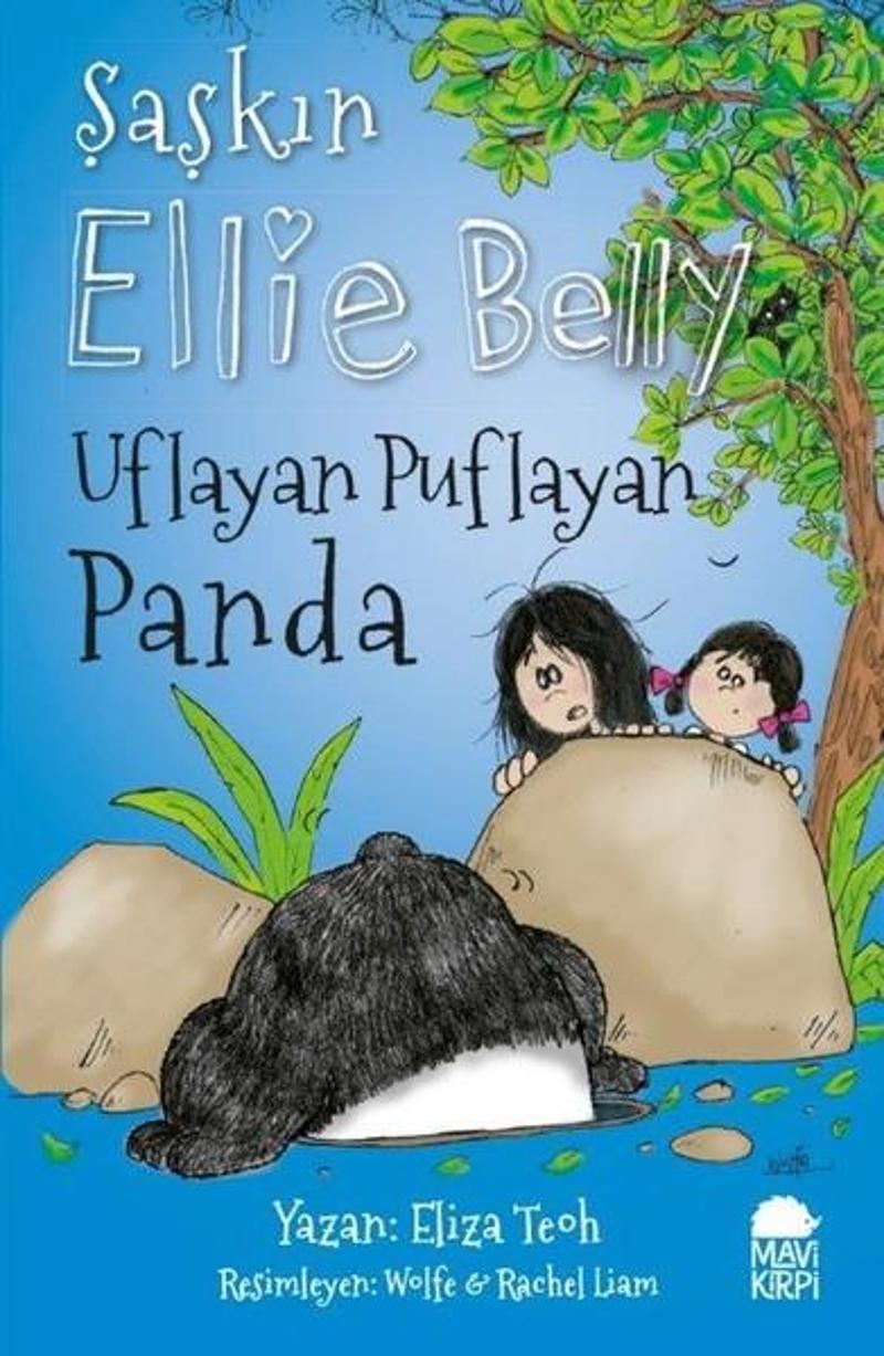 Mavi Kirpi Uflayan Puflayan Panda-Şaşkın Ellie Belly - Eliza Teoh