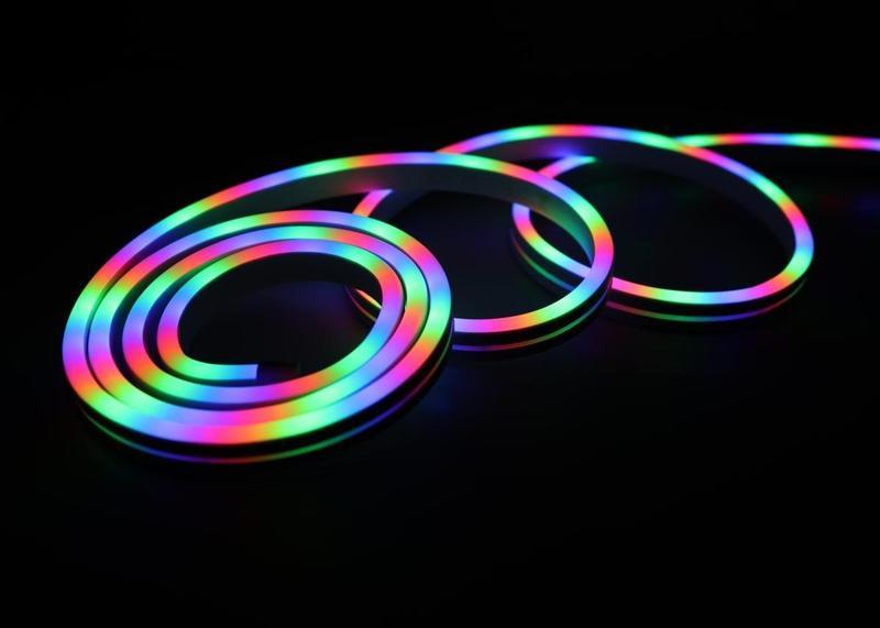 Rgb Neon Şerit Led 2 Metre Usb'Li