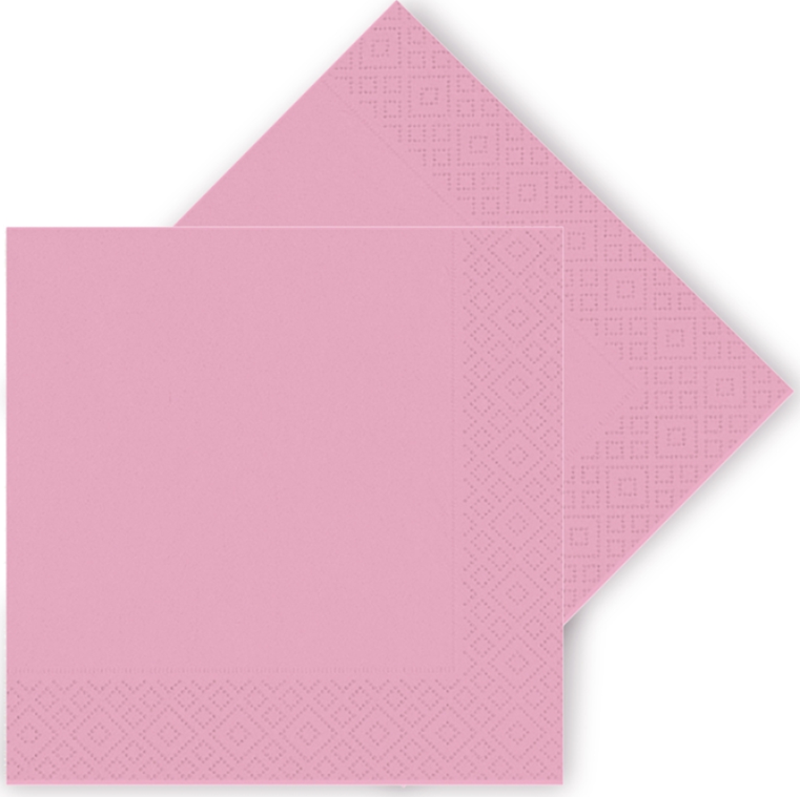 Peçete 33x33 16lı -Makaron Pembe-