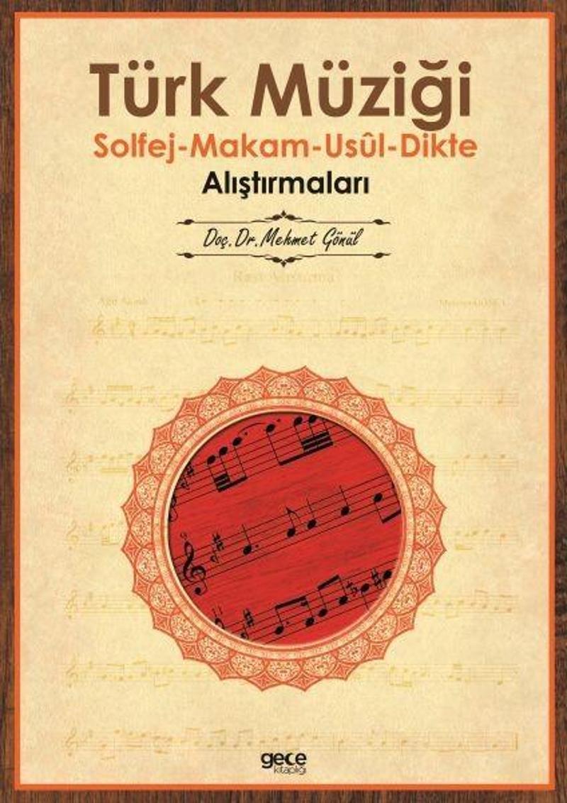 Gece Kitaplığı Türk Müziği Solfej-Makam-Usül-Dikte Alıştırmaları - Mehmet Gönül
