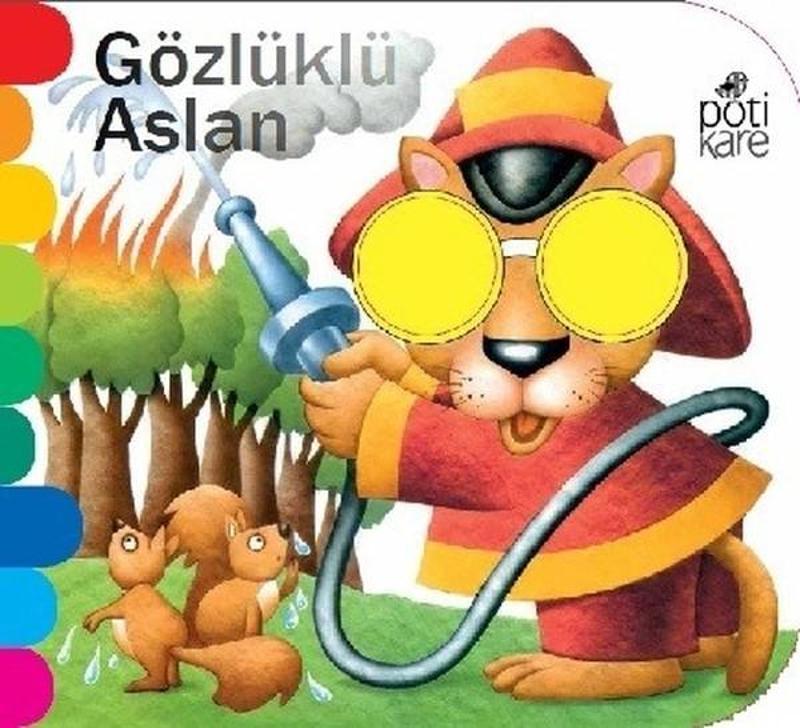 Pötikare Yayınları Gözlüklü Aslan-Delikli Kitaplar Serisi - Kolektif