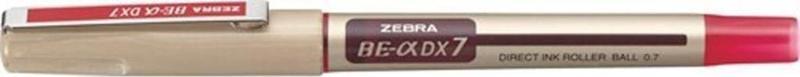 Zebra Dx-7 Likit Mürekkepli İğne Uçlu, 0.7Mm, Kırmızı Dx7-Krm