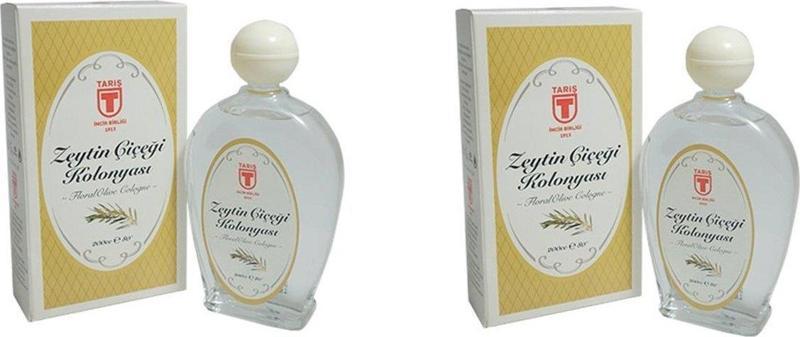 Zeytin Çiçeği Kolonyası Cam Şişe - 200 ML 2 li Set