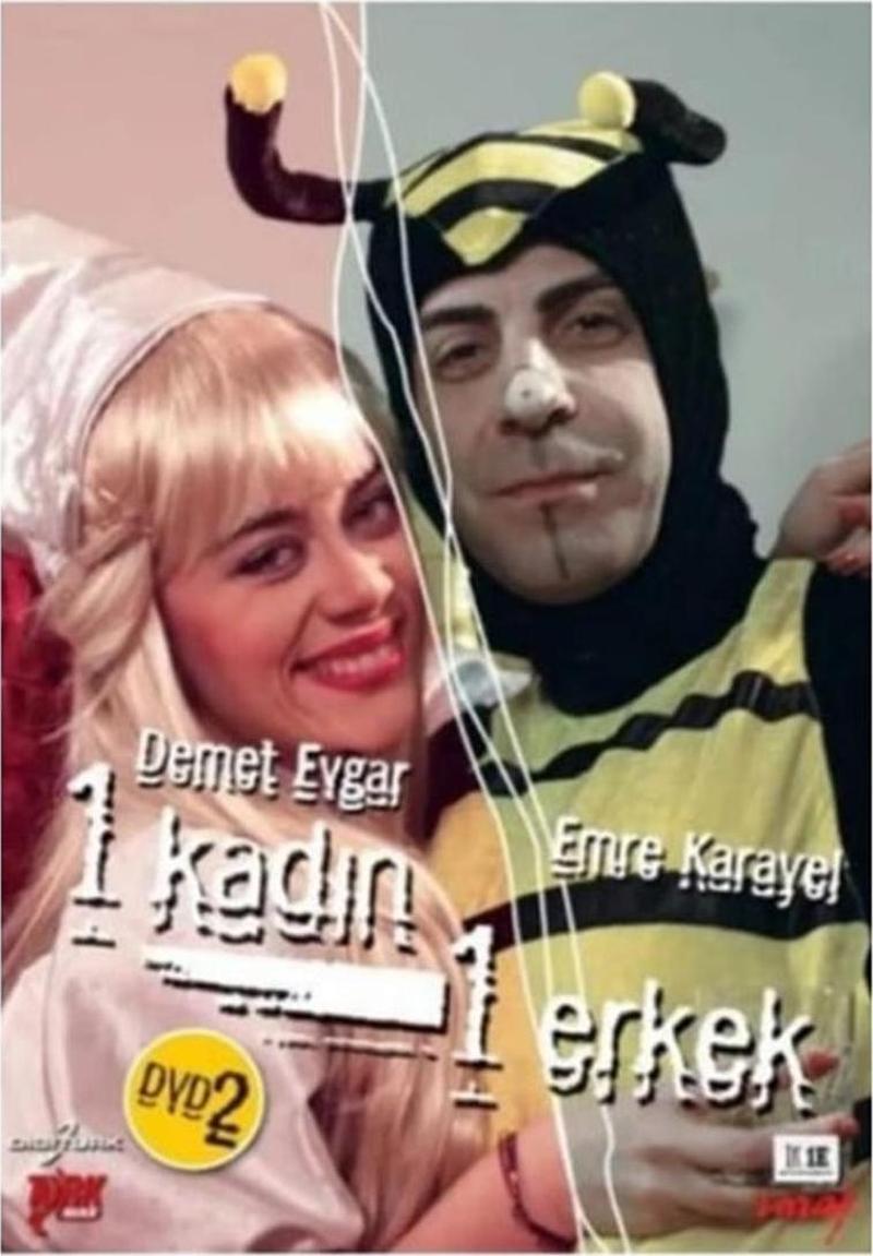 1 Kadın 1 Erkek ( DVD - 2 Disk ) ( 9.16.Bölümler ) Ambalajında 