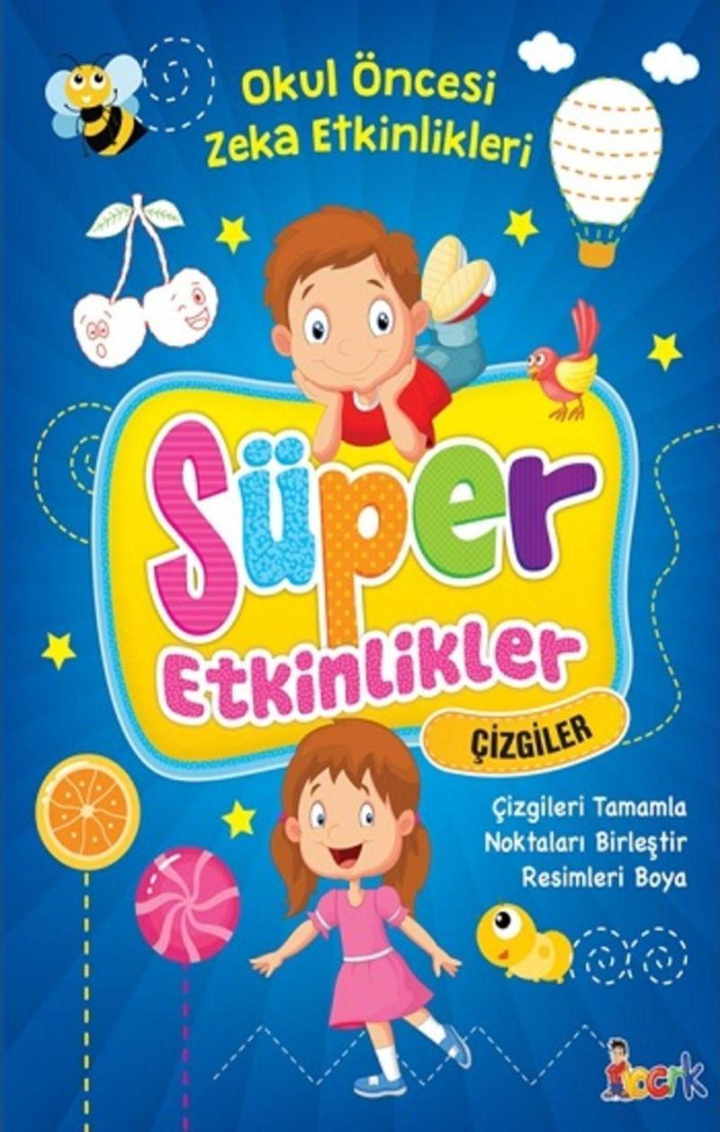 Süper Etkinlikler Kitabı Çizgiler / Bıcırık