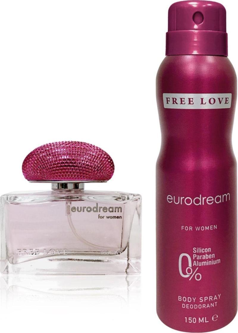 Eurodream EDP Kadın Parfüm 100 ml ve Deodorant 150 ml