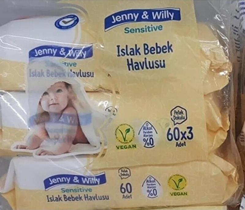 Sensitive Islak Bebek Havlusu 60X3