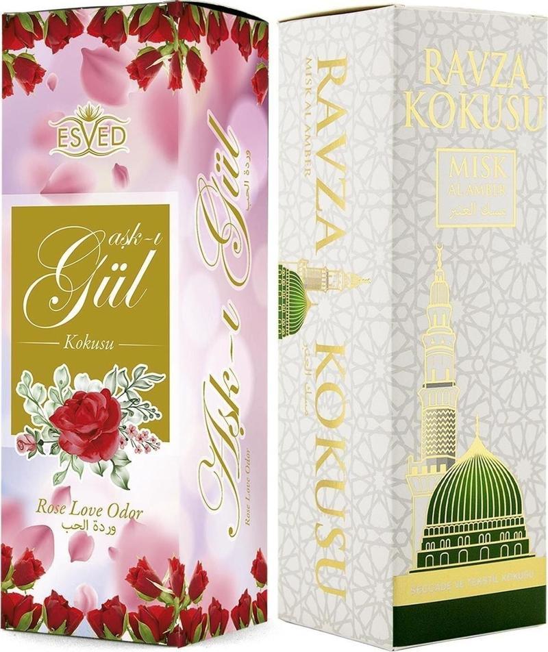 Medine Ravza Kokusu Ve Gül Kokusu Sprey 400 Ml.