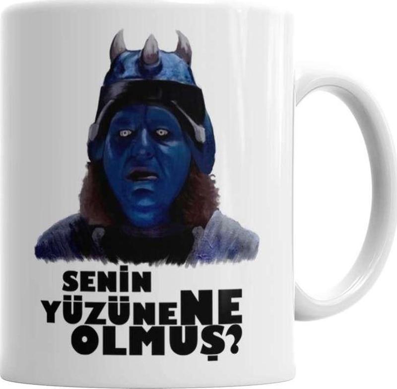 Gora Senin Yüzüne Ne Olmuş Kupa Bardak Porselen