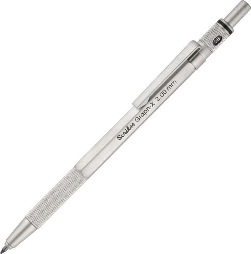 Graph-X Metal Versatil Kalem 2.0 Mm Saten Gri