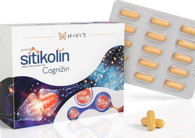 Sitikolin Cognizin 250 mg 30 Kapsül 8680400771261