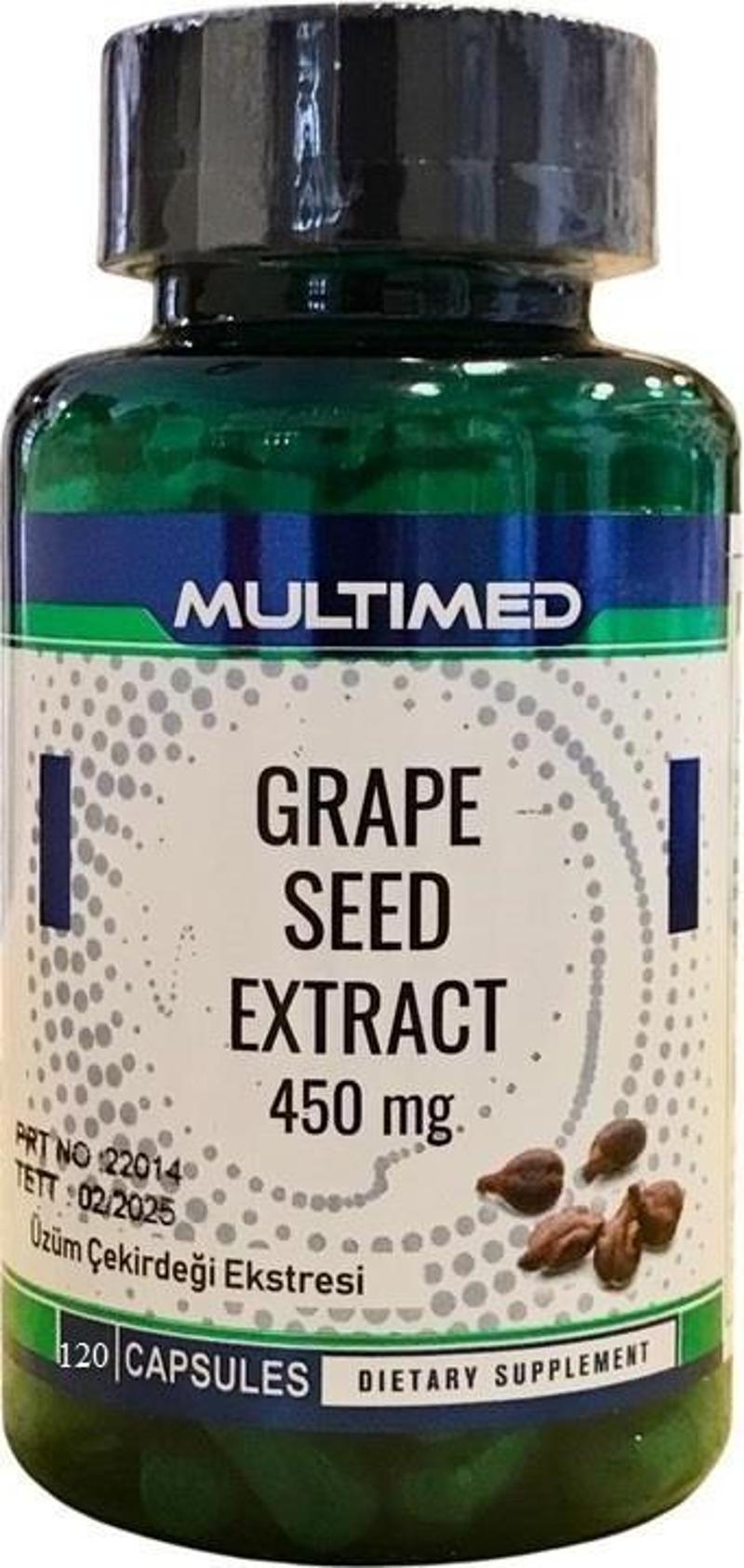 Grape Seed Extract 450 mg 120 Kapsül 8682009100596