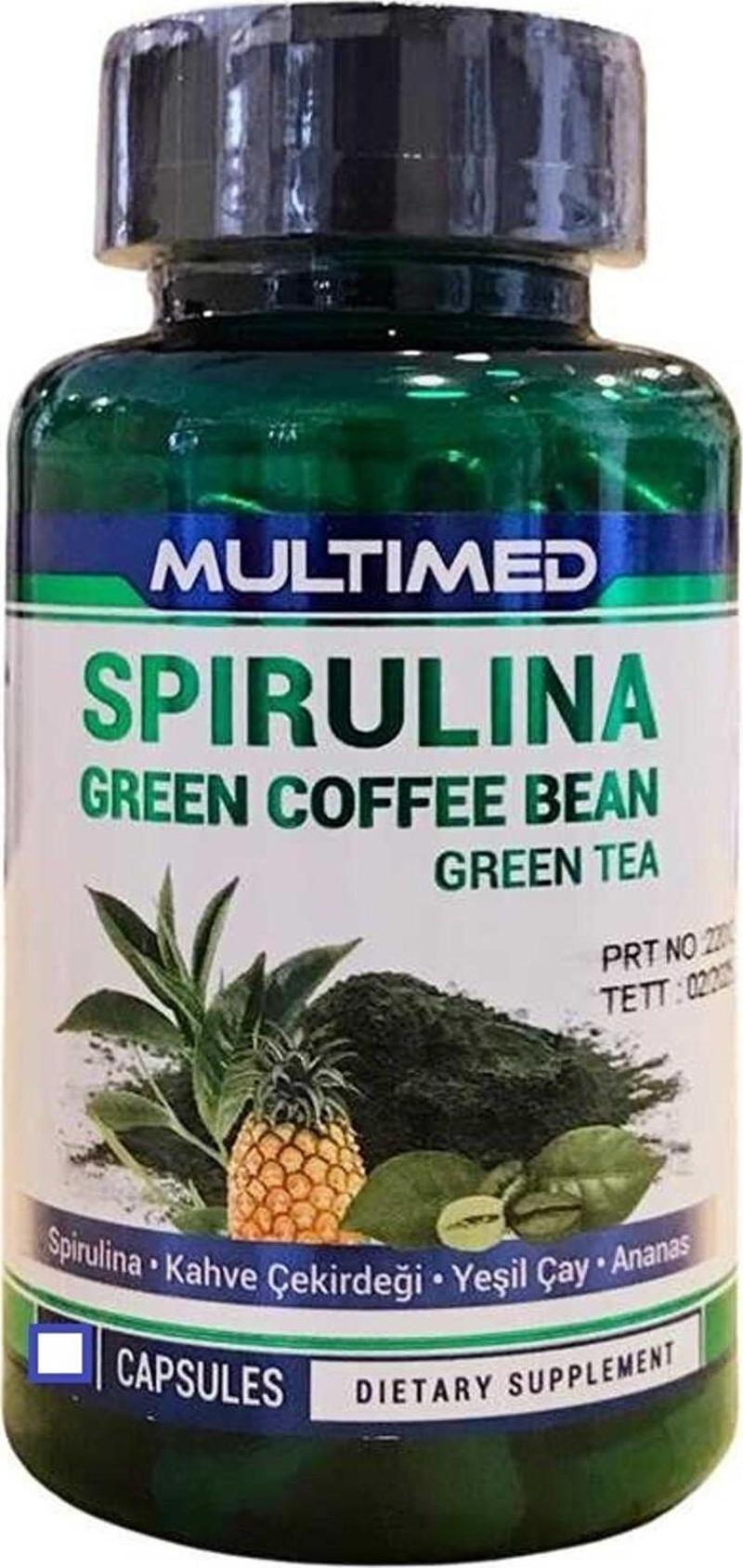 Spırulına Green Coffee Bean 120 Kapsül 8682009100688