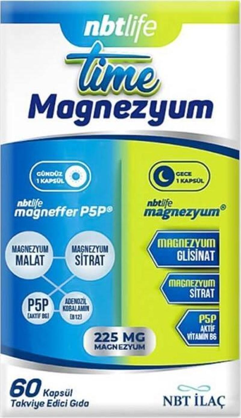 Time Magnezyum 60 Kapsül 8680645531019