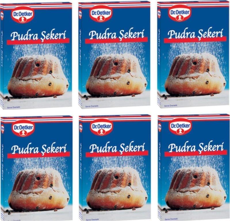 Pudra Şekeri 250 Gr 6 Adet