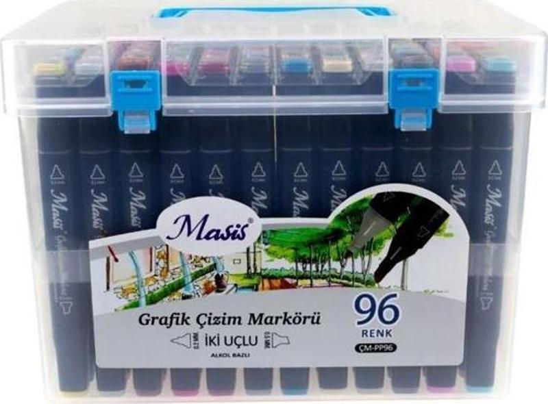 Twin Çift Uçlu Marker Kalemi Seti 96 lı