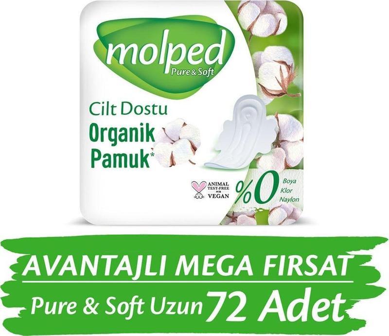 Pure Soft Uzun Avantajlı Mega Fırsat Paketi 36 Lı X 2 Adet