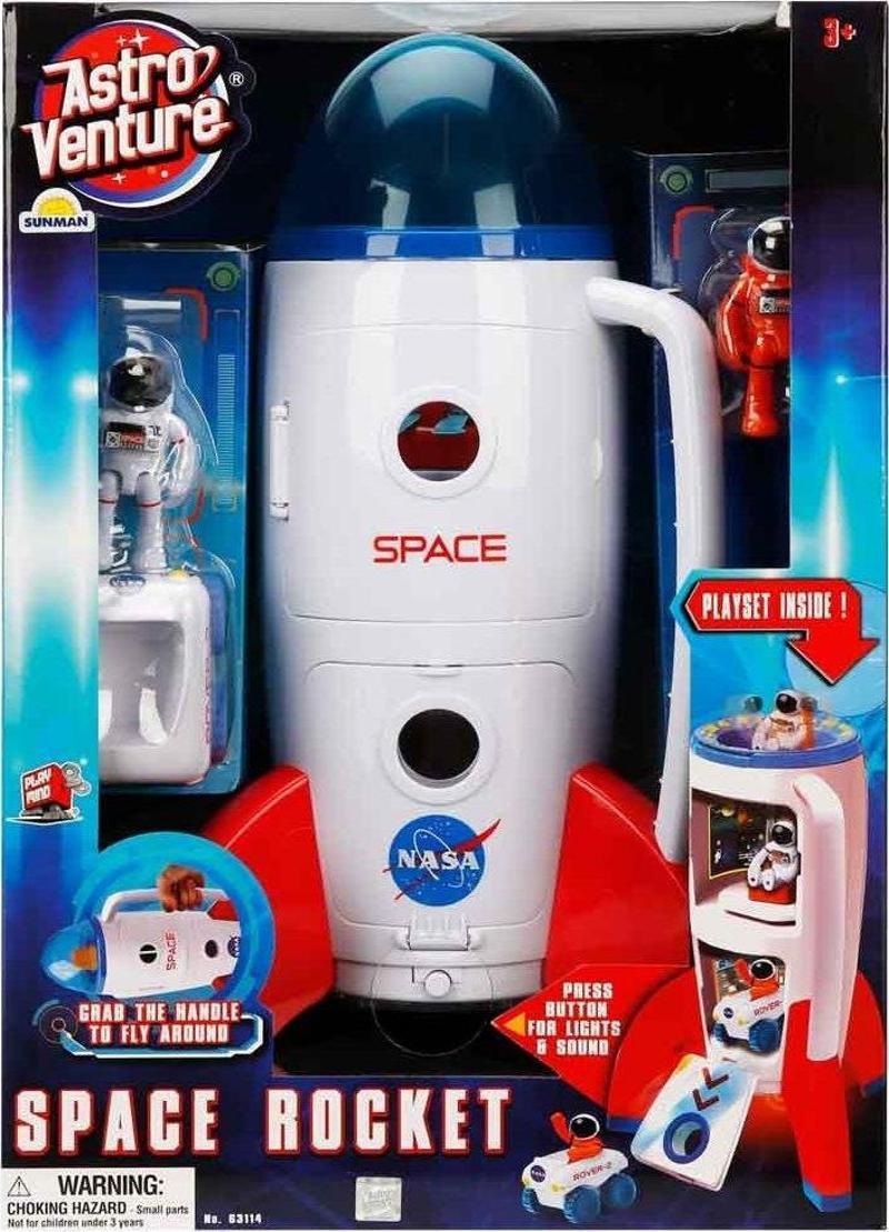 Astro Venture Astronot Figürlü Sesli Ve Işıklı Uzay Roketi