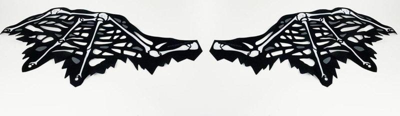Orjinal Aksesuar Custom Minifigür Dragon Wing Dev Siyah Beyaz Ejderha Kanat
