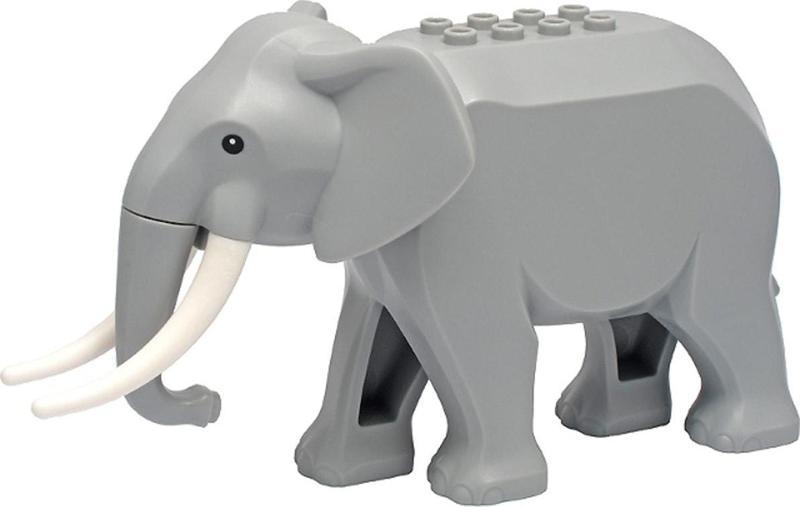 Orjinal Aksesuar Minifigür Hayvan Animal Yetişkin Erkek Fil Elephant