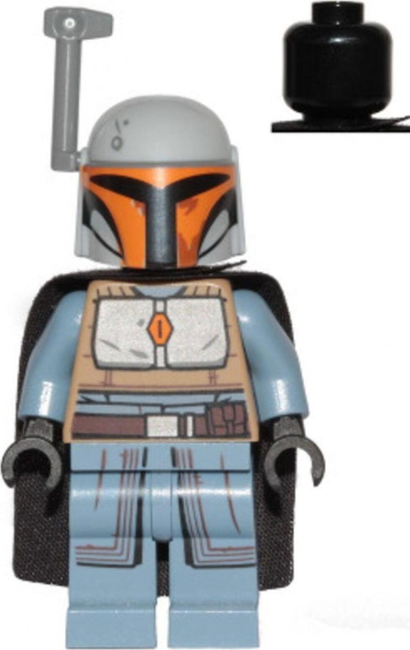 Star Wars Gray Mandalorian Tribe Warrior Minifigür